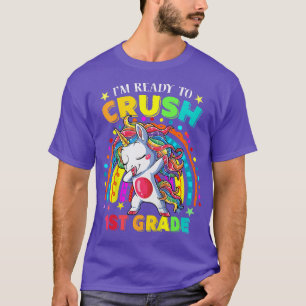 Camiseta Crianças, estou pronta para esmagar 1rua de Grau d