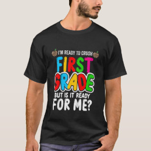 Camiseta Crianças, estou pronta para esmagar 1rua de volta
