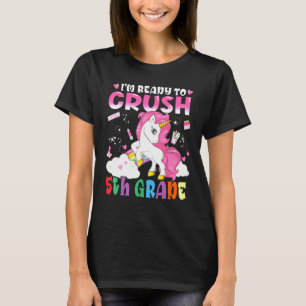 Camiseta Crianças Estou Pronta Para Esmagar O 5 Magical Un