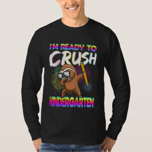 Camiseta Crianças Estou Pronto Para Dominar O Jardim De Inf