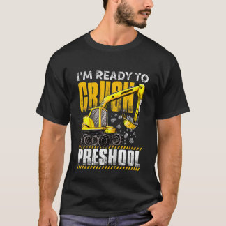 Camiseta Crianças, estou pronto para esmagar a construção d