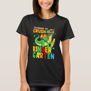 Camiseta Crianças Estou Pronto Para Esmagar Caminhão Monstr
