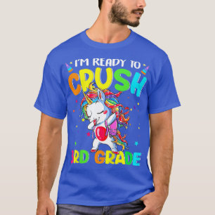 Camiseta Crianças, estou pronto para esmagar o 3º ano de vo