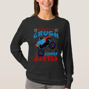 Camiseta Crianças Estou Pronto Para Esmagar O Caminhão Mons
