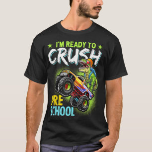 Camiseta Crianças, estou pronto para esmagar o caminhão pré