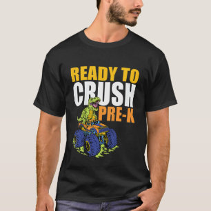 Camiseta Crianças, estou pronto para esmagar o carro monstr