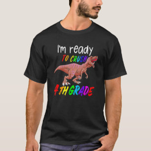 Camiseta Crianças, estou pronto para esmagar o Dinossauro d