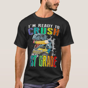 Camiseta Crianças, estou pronto para esmagar o monstro das 