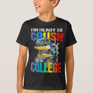 Camiseta Crianças, estou pronto para esmagar o monstro do