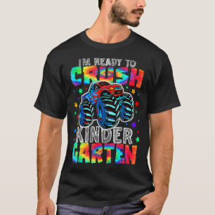 Camiseta Crianças, estou pronto para esmagar o monstro do j