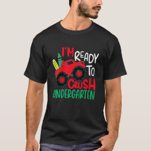 Camiseta Crianças, estou pronto para esmagar o monstro do j