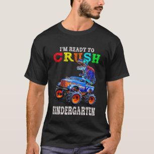 Camiseta Crianças, estou pronto para esmagar o monstro do j