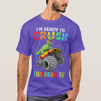 Camiseta Crianças, estou pronto para esmagar o monstro do j