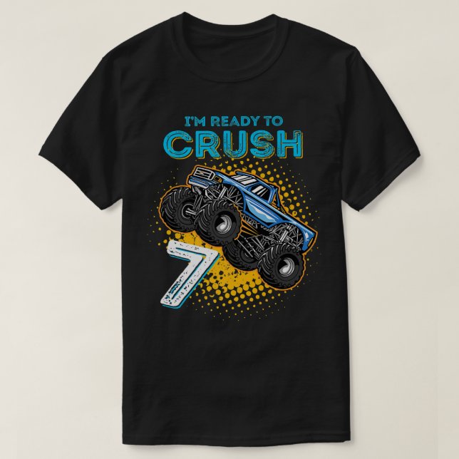 Camiseta Crianças, estou pronto para esmagar um caminhão de (Frente do Design)