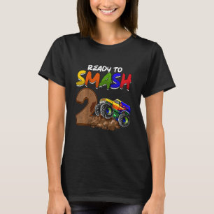 Camiseta Crianças, estou pronto para me esmagar sendo 2 Mon