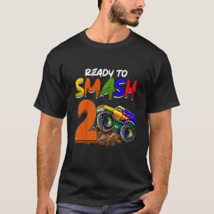Camiseta Crianças, estou pronto para me esmagar sendo 2 Mon