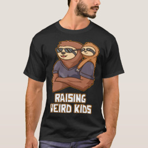 Camiseta Crianças Estranhas Pais Pais Humor Familiares