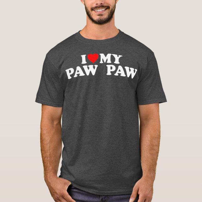Camiseta Crianças Eu Amo A Minha Garota Da Paw Toddler (Frente)