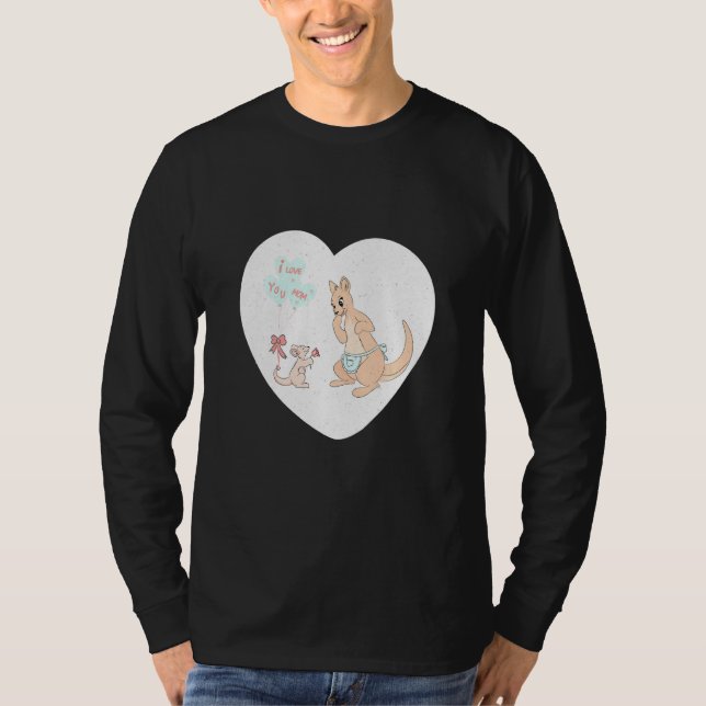 Camiseta Crianças Eu Amo Você Mamãe (Frente)