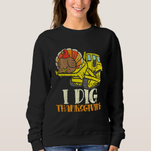 Camiseta Crianças Eu Canto Bulldozer Toddler Little B