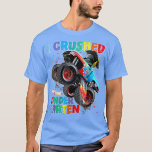 Camiseta Crianças, Eu Cruzei O Monstro De Graduação Do Jard