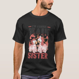 Camiseta Crianças Eu serei uma Irmã Grande 2023 Anunciar Pr