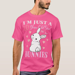 Camiseta Crianças, eu sou apenas uma garota de 10 anos que