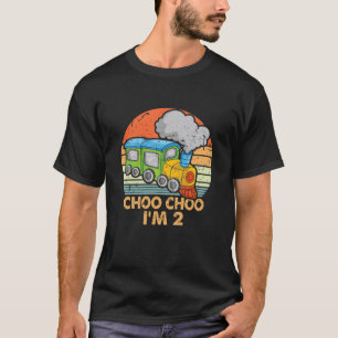 Camiseta Crianças, eu sou dois segundos aniversários Figuri