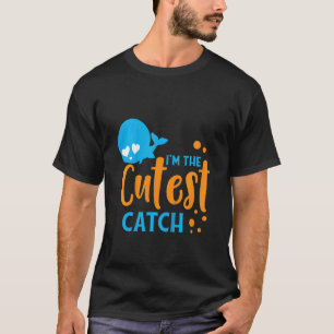 Camiseta Crianças Eu Sou O Mais Fofo Pegar Peixe Pequeno