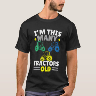 Camiseta Crianças Eu sou tantos Tratadores de 3 anos aniver