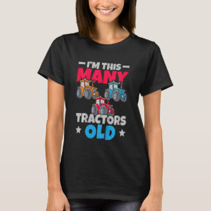 Camiseta Crianças Eu sou tantos Tratadores de 3 anos aniver