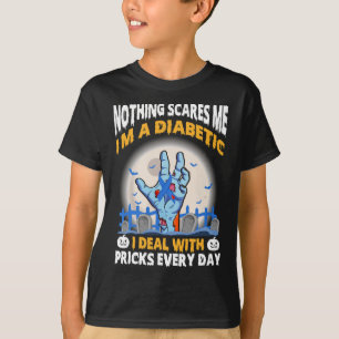 Camiseta Crianças Eu sou um Diabetes Sensibilizado Hallowee