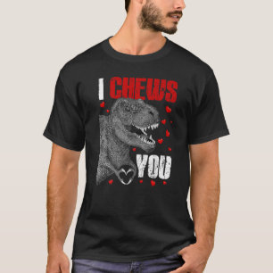 Camiseta Crianças, Eu Te Choro Dia de os namorados De Dinos