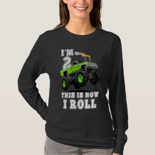 Camiseta Crianças eu tenho 2 anos É assim que eu ando Camin