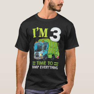 Camiseta Crianças, eu tenho 3 anos, garoto de aniversário,