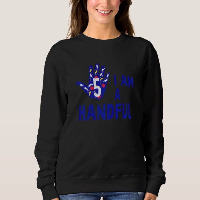 Camiseta Crianças, Eu Tenho 5 Anos. (Frente)