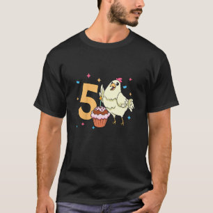 Camiseta Crianças, eu tenho 5 anos com aniversário de crian