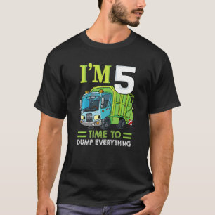 Camiseta Crianças, eu tenho 5 anos, garoto de aniversário, 