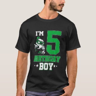 Camiseta Crianças, eu tenho 5 anos, garoto de aniversário, 