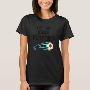Camiseta Crianças Eu Tenho Minhas Garotas Diversão De Futeb