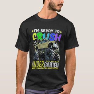 Camiseta Crianças Eu Vou Esmagar O Jardim De Infância Prime