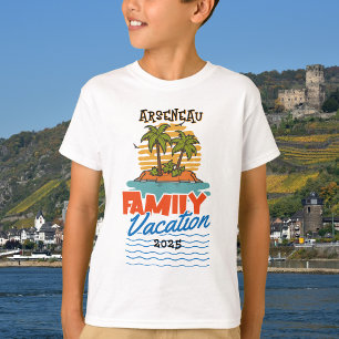 Camiseta Crianças — Família Sunset Cruzeiro Personalizar