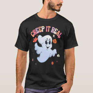 Camiseta Crianças Fantasmas De Verdade Meninas Meninas De H