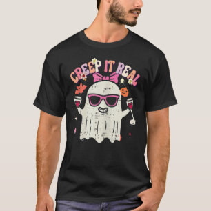 Camiseta Crianças Fantasmas De Verdade Meninas Meninas De H
