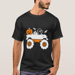 Camiseta Crianças Fantasmas Pumpkin Andando Monstro Caminhã