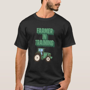 Camiseta Crianças Farmam Na Formação De Garoto Fazenda Life