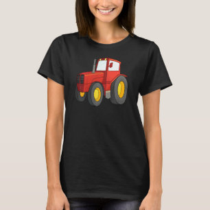 Camiseta Crianças Farmer Trator Farmador Farmador de Fazend