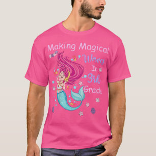 Camiseta Crianças Fazer Sereia de 3º grau Ondas Mágicas Cri