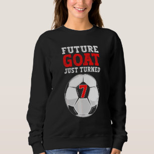 Camiseta Crianças Feliz Aniversário Futebol de 7 Anos Menin