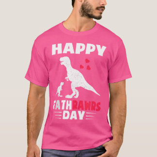 Camiseta Crianças Feliz Dia de os pais Dinossauro Pai Do So